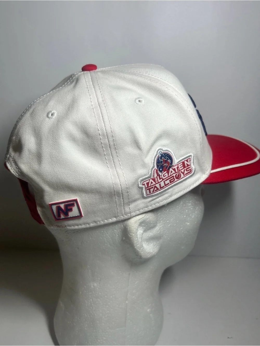 Tailgate Fancy White and Red Trucker Hat